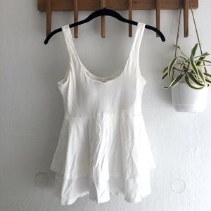 Victoria’s Secret white asymmetrical bra top size small